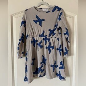 Mini Rodini Bird Long Sleeve Dress 8-9